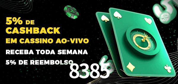 Promoções do cassino ao Vivo 8385
